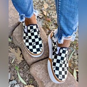 Vans Platform Checkered Vans
